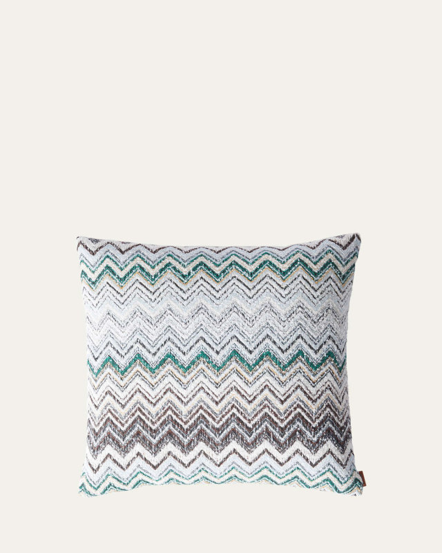 Forest Chevron Decorative Cushion